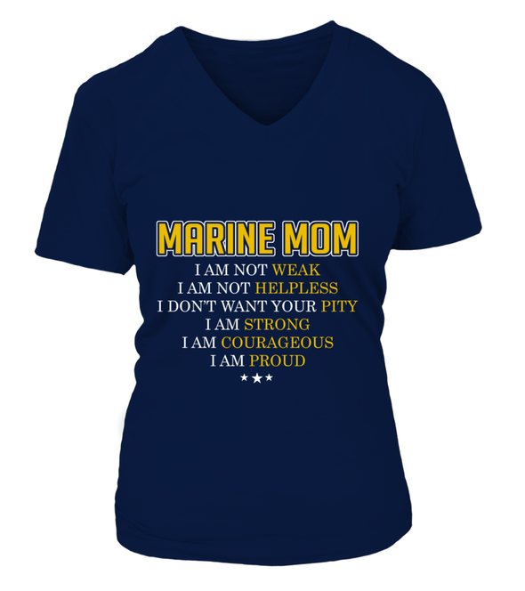 Marine Mom I Am Proud T-shirts - MotherProud