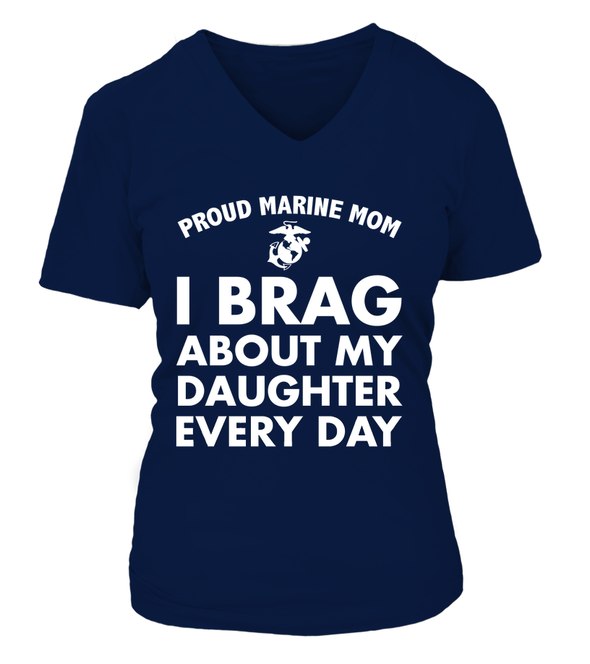 Proud Marine Mom Every Day Daughter T-shirts - MotherProud