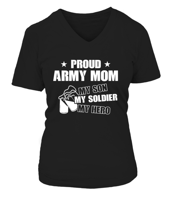 Army Mom My Son Soldier Hero T-shirts - MotherProud