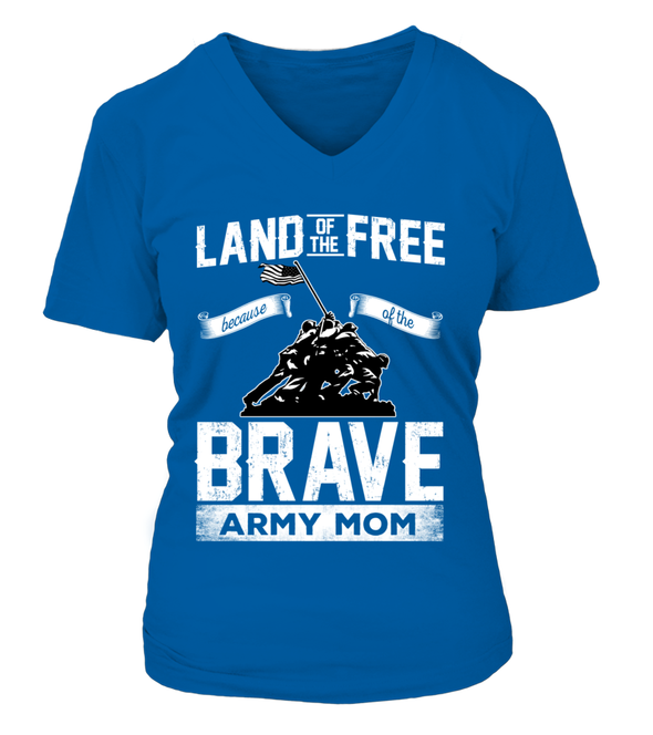 Army Mom Land Of The Brave T-shirts - MotherProud