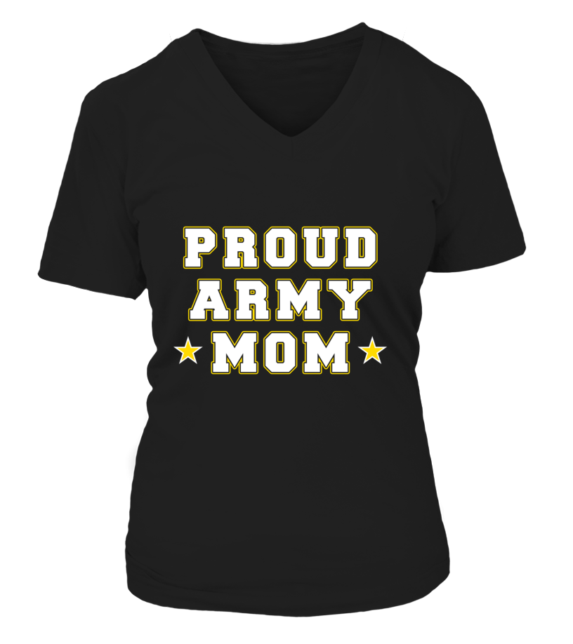 Proud Army Mom Star T Shirts Motherproud