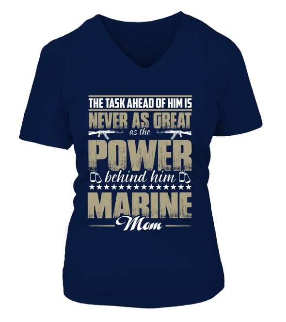 Marine Mom Power T-shirts - MotherProud