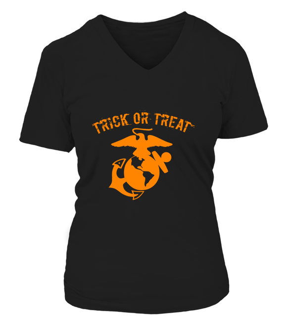 Marine Halloween Trick Or Treat T-shirts - MotherProud