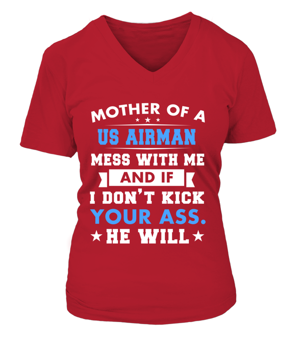 Air Force Mom Kick Ass T-shirts - MotherProud