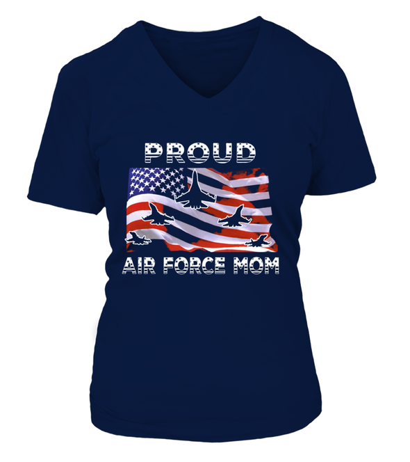 Proud Air Force Mom Flag T-shirts - MotherProud