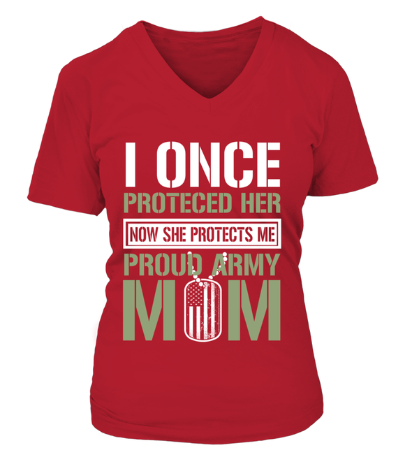 Army Mom Protects Daughter T-shirts - MotherProud