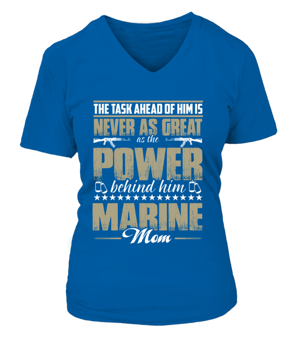 Marine Mom Power T-shirts - MotherProud