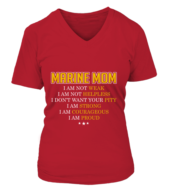 Marine Mom I Am Proud T-shirts - MotherProud