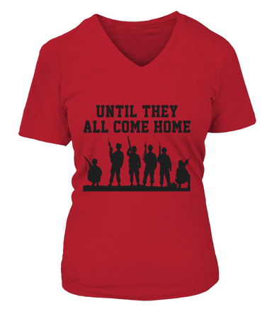 Red Friday They All Come Home (Black) T-shirts - MotherProud