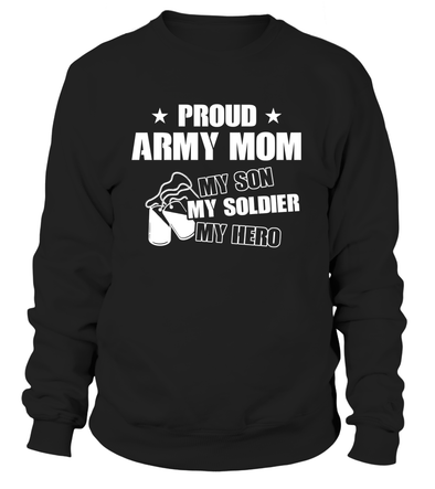 Army Mom My Son Soldier Hero T-shirts - MotherProud