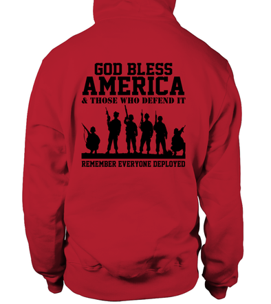 RED Friday God Bless America T-shirts - MotherProud