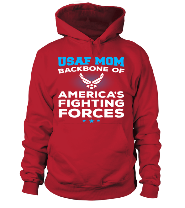 Air Force Mom Backbone T-shirts - MotherProud