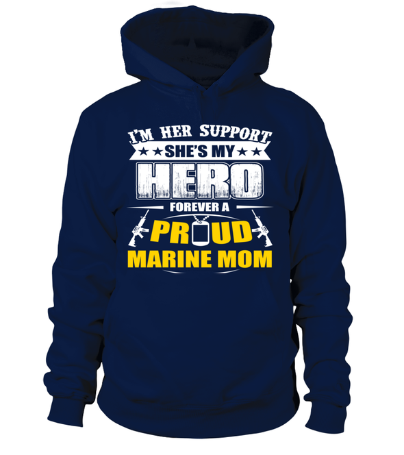 Marine Mom Forever Daughter T-shirts - MotherProud