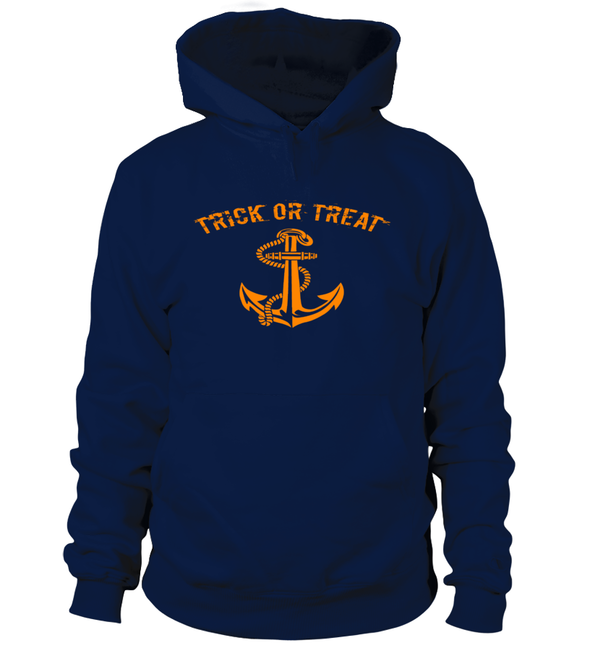 Navy Halloween Trick Or Treat T-shirts - MotherProud