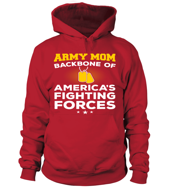 Army Mom Backbone T-shirts - MotherProud