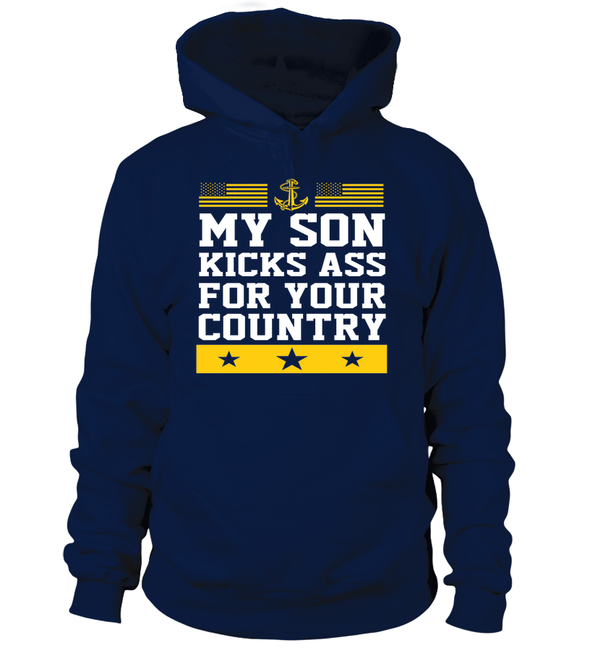 Navy Son Kicks Ass T-shirts - MotherProud