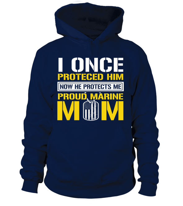 Marine Mom Protects T-shirts - MotherProud