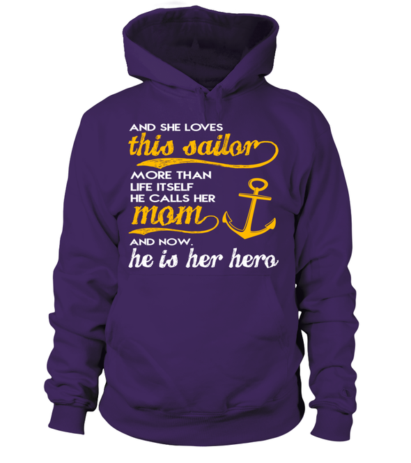 Navy Mom More Than Life Itself T-shirts - MotherProud