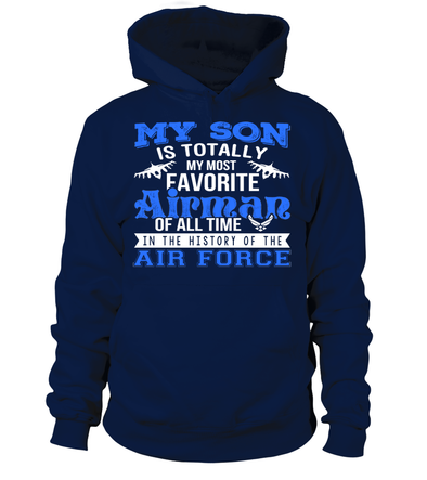 Air Force Mom My Favorite Airman Son T-shirts - MotherProud