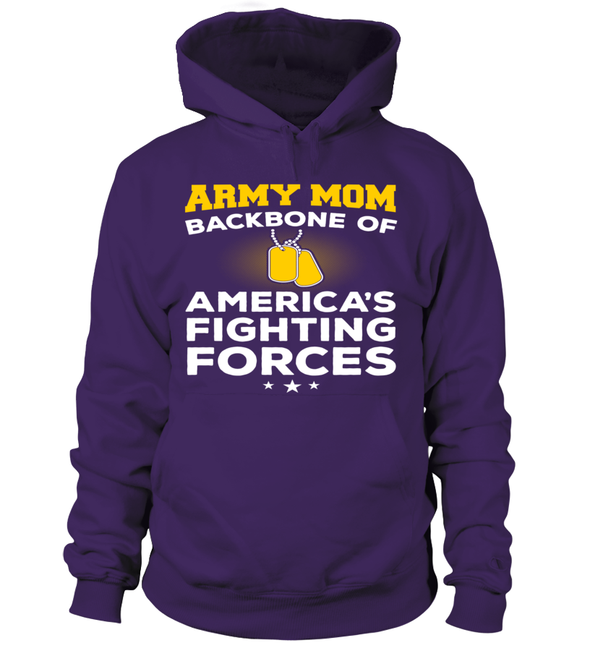 Army Mom Backbone T-shirts - MotherProud