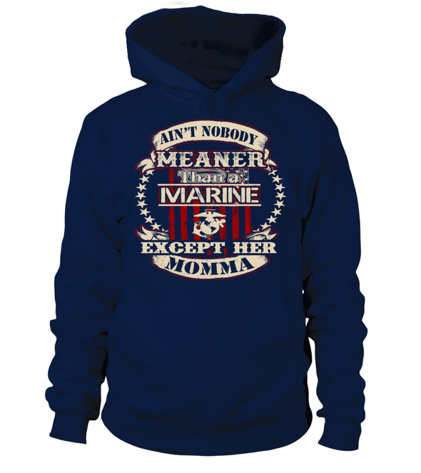 Marine Mom Daughter Meaner T-shirts - MotherProud