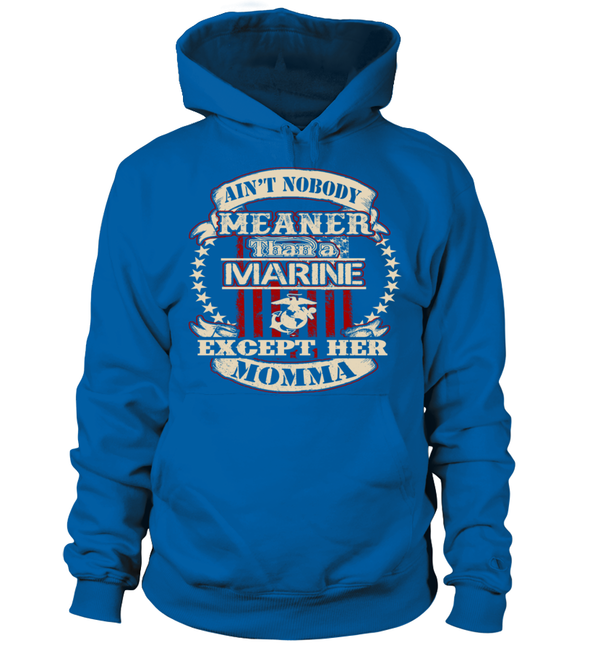 Marine Mom Daughter Meaner T-shirts - MotherProud