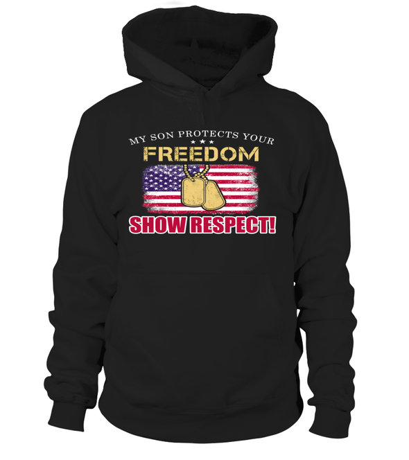 Army Mom Show Respect T-shirts - MotherProud