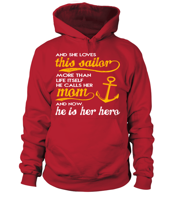 Navy Mom More Than Life Itself T-shirts - MotherProud