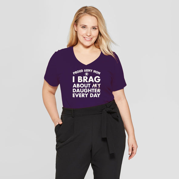 Proud Army Mom Brag Every Day Daughter T-shirts - MotherProud