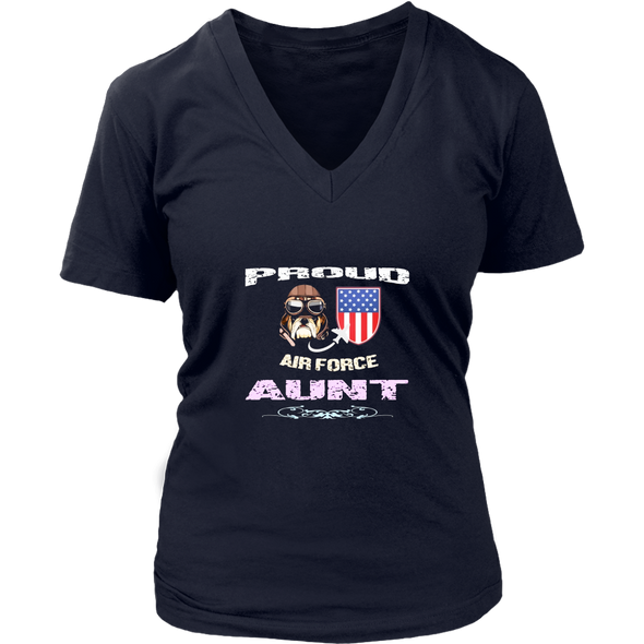 Gift Proud Air Force aunt shirt Pride USArmy - MotherProud