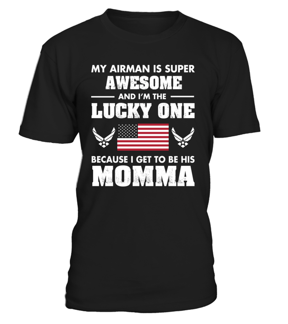 Air Force Mom Lucky One T-shirts - MotherProud