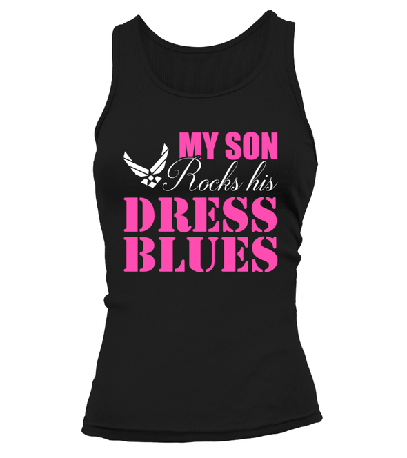 Air Force Mom Rocks Dress Blues T-shirts - MotherProud