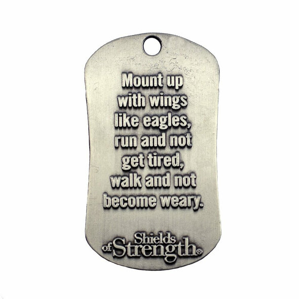 Air Force Mom Dad Dog Tag Necklace-Isaiah