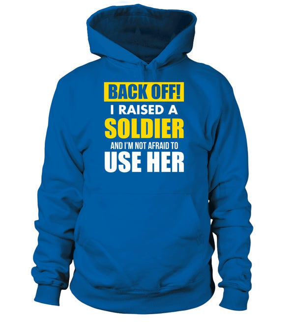 Army Mom Back OFF T-shirts Daughter - MotherProud