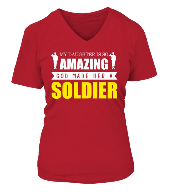 Army Mom God Made Soldier Daughter - MotherProud