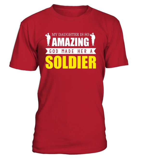 Army Mom God Made Soldier Daughter - MotherProud