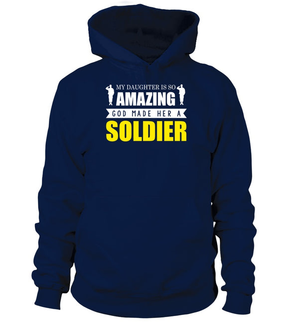 Army Mom God Made Soldier Daughter - MotherProud