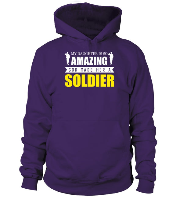 Army Mom God Made Soldier Daughter - MotherProud