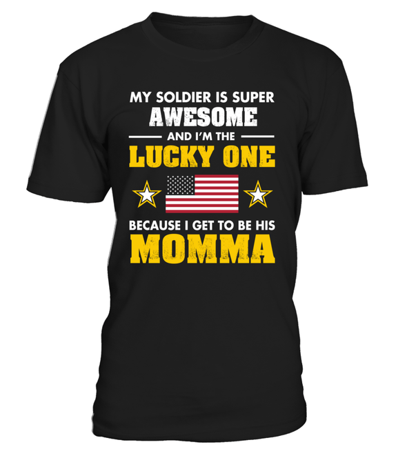 Army Mom Lucky One T-shirts - MotherProud