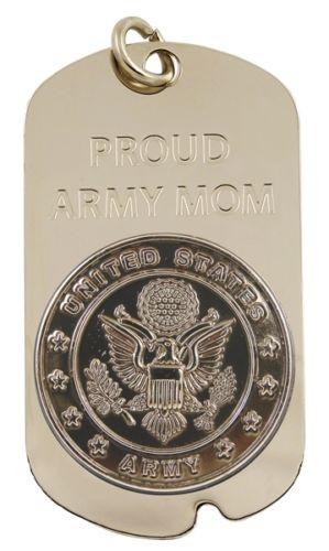 PROUD ARMY MOM Dog Tag Necklace - MotherProud