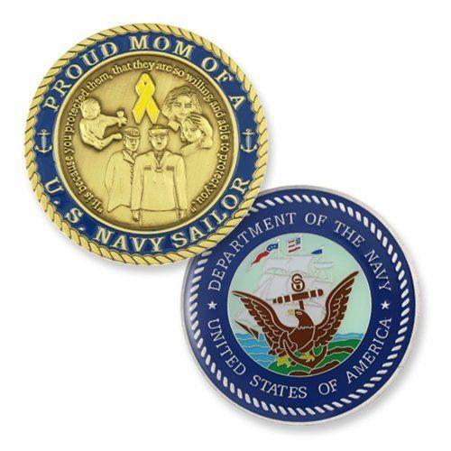 U.S. Navy Mom Challenge Coin - MotherProud
