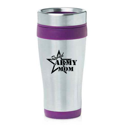 Army Mom Stainless Steel Travel Mug - MotherProud