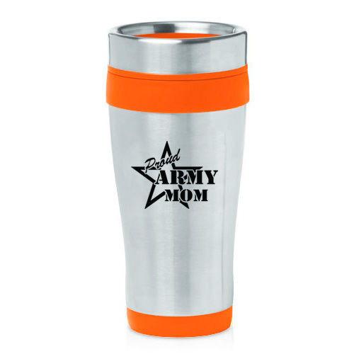 Army Mom Stainless Steel Travel Mug - MotherProud