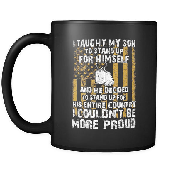 Army Mom Couldn't be More Proud 11oz Black Mug - MotherProud