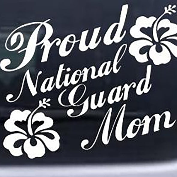 Proud National Guard Mom Decal Sticker