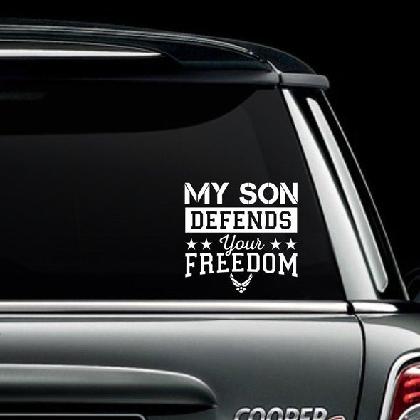Air Force Mom Defends Freedom Decal - MotherProud