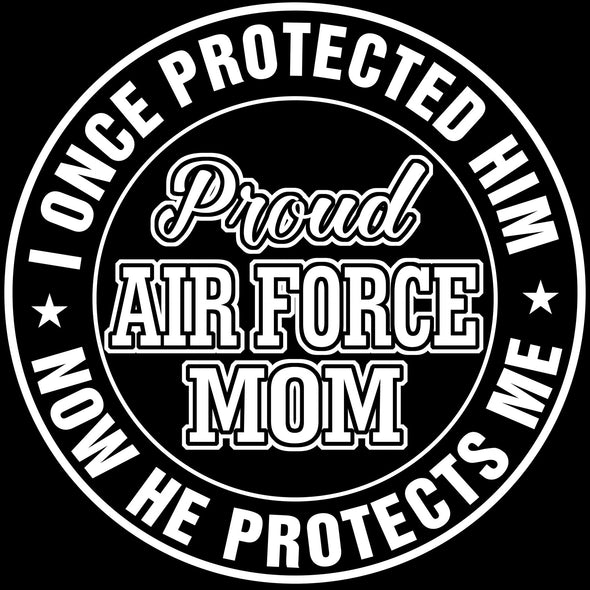 Air Force Mom Once Protected Decal - MotherProud