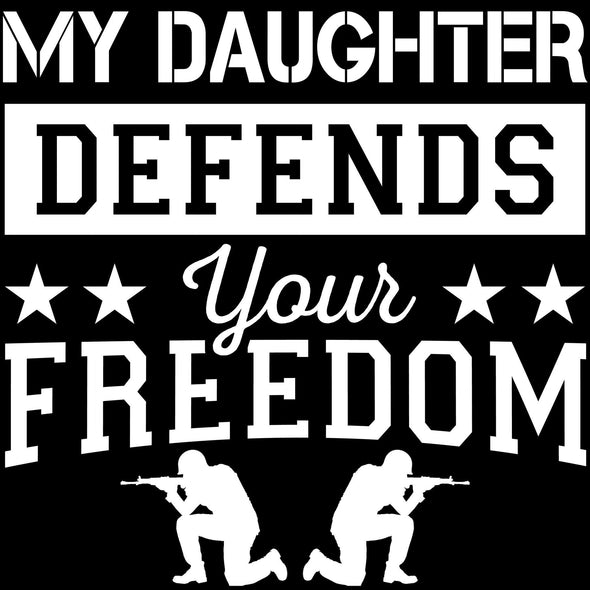 Army Mom Defends Freedom Decal - MotherProud