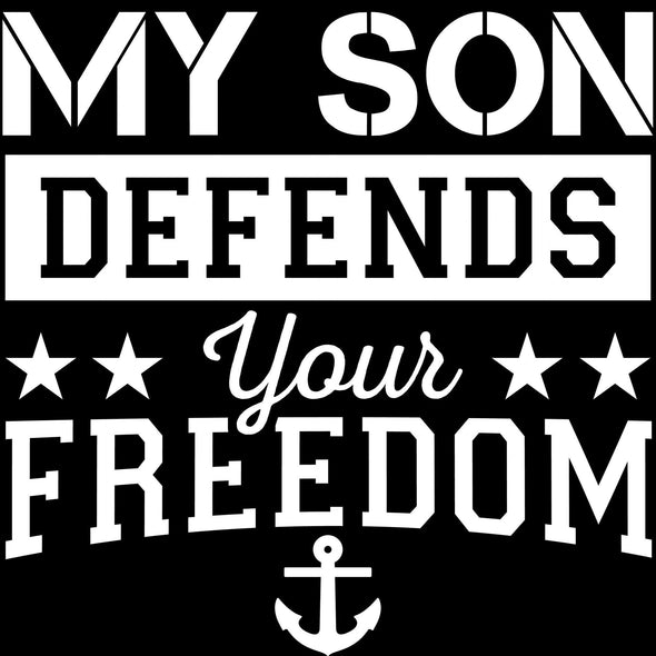 Navy Mom Defends Freedom Decal - MotherProud