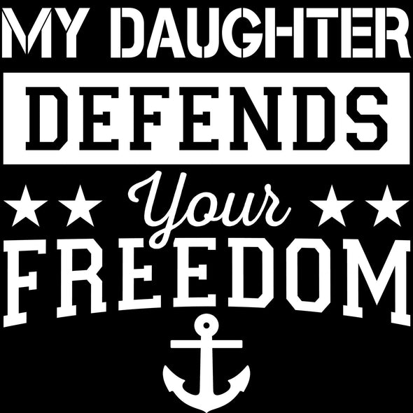 Navy Mom Defends Freedom Decal - MotherProud